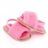 Baby Soft Shoes Soft soled Glitter Cloth Bottom Toddler Shoes for 0 1 Year Old Baby rose Red 11cm