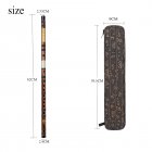 Bamboo Flute Dizi Traditional Handmade Chinese Musical Instrument Vintage Dizi With Membrane Cloth Box D key