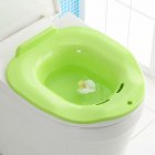 Bedpans Anti-splashing Cat Toilet Litter Container Tray for Pet Training green