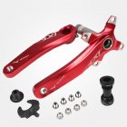 Bicycle Crank IXF Left/Right Crank + Middle Shaft Bicycle Crankset Bicycle Accessories Bike Part Red left and right cranks + center shaft