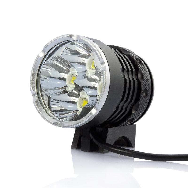 4x CREE Bicycle LED Lamp + Headlight