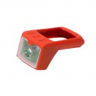 Bike Code Meter Cover With Front Light Sensing Intelligent Silicone Shell Lamp Integrated Cover Compatible For Xingzhe G Series Code Table Red