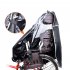 Bike Rear Seat Canopy With Window Bike Child Seat Rainproof Windproof Cover For Child Bike Seat 78 x 55 x 45cm black