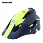 Bikeboy Bicycle Mountain Bike Helmet Riding Integrally Molded Bicycle Highway Men And Women Safe Accessories Equipment Blue yellow_Free size