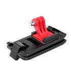 Black Plastic Backpack Hat Clip Clamp Mount for Gopro Osmo Sports Camera  black