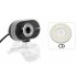 Black Webcam with 2MP   USB Webcam