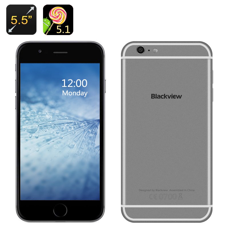 Blackview Android 5.1 Smartphone (Gray)