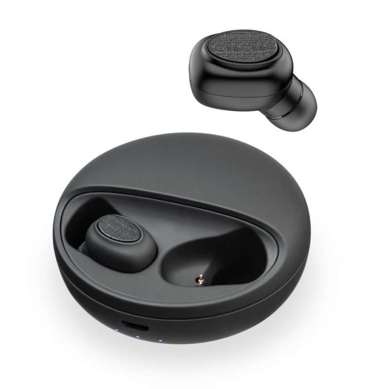 Bluetooth 5.0 Wireless Sweatproof Earbud Handsfree TWS Sport Stereo Mini Headset black