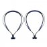 Bluetooth Headset 4 1 In ear Noise Cancelling Wireless Neck  Headphones Support A2DP HSP HFP white