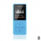 Bluetooth Mp3 Music Player Portable Mp4 Fm Radio External Ultra-thin Student Mp3 Recording Pen blue