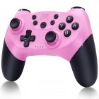 Bluetooth Pro Gamepad For Ns-switch Console Wireless Gamepad Video Game Usb Joystick Controller Pink