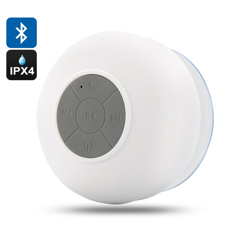 Bluetooth Shower Speaker 'AquaSound' (White)