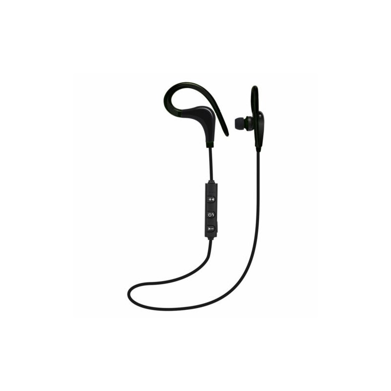 Bluetooth Wireless Stereo Earbuds IPX4 Sweatproof Sport Earphones with Mic Secure Earhook for iPhone, Tablet, Android Phones