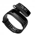 Bluetooth Y3 Color Headset Talk Smart Band Bracelet Heart Rate Monitor Sports Smart <span style='color:#F7840C'>Watch</span> Passometer Fitness Tracker Wristband black
