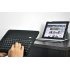 Bluetooth leather Keyboard Case for Ipad 1 2