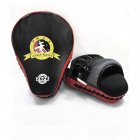 Boxing Sandbag Glove PU Leather Arc Fist Target Punch Pad for MMA Boxer Muay Thai Kick Fighting red_standard