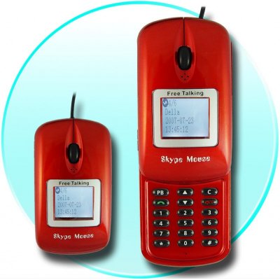 Skype Mouse VOIP Phone - Sliding Cover