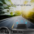 C1 HD Color LCD Display Car HUD Head Up Display OBD2 + GPS Head Display black