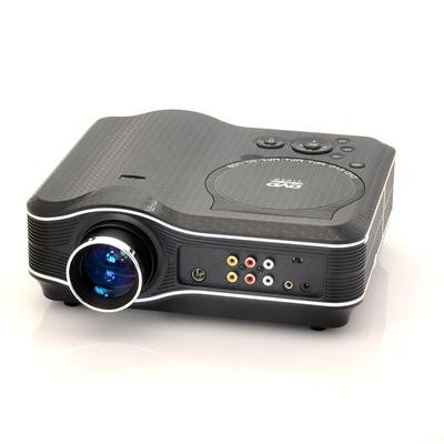 dvd projector player combo led built