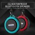 C6 Portable Ip65 Waterproof Bluetooth compatible  Speaker Big Suction Cup Hook Stereo Outdoor Sports Tf Subwoofer Mini Speaker Red