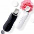 CLL 1116 Rechargeable Ultrasonic Face Skin Scrubber Face Cleaner Peeling Vibration Blackhead Removal black