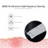 CLL 1116 Rechargeable Ultrasonic Face Skin Scrubber Face Cleaner Peeling Vibration Blackhead Removal black