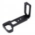CNC Aluminum Alloy Quick Released L shaped Vertical Plate for Sony A7M3 DSLR SLR Cameras Base Tripods Bracket black