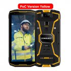 Original CONQUEST S12 Pro Phone Safety Explosion Proof IP68 4G Mobile Phone 8000mAh Android Rugged Smartphone EU Plug yellow_6+128GB without intercom