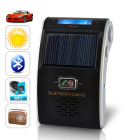 CVCJ B44  Enjoy safe  hands free  and hassle free Bluetooth communication in your car with this Solar Powered Car Bluetooth Kit 