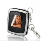 CVGB F45  New 1 5 inch keychain style mini digital photo frame with 8mb storage which stores up to 107 photos at 128x128 pixels resolution 