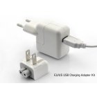 CVMH G411  USB Charging Adapter Kit with both EU and US adapters for you to charge various electronics at home or while travelling   