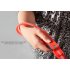 CVPT G391  Safely walk your dog in the early morning or late at night with this ultra durable and water resistant Red Optical Fiber LED Dog Leash 
