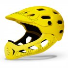 Cairbull ALLCROSS Mountain Cross-country Bicycle Full Face Helmet Extreme Sports Safety Helmet yellow_M/L (56-62CM)