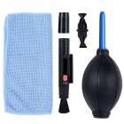 Camera Lens Cleaning Kit Dust Blower Cleaning Pen Cleaning Cloth  3pieces Cleaning Kit Black