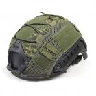 Camouflage Helmet Cover With Quick Adjustable Buckle Airsoft Helmet Case Outdoor Equipment (helmet Not Included) A3