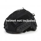 Camouflage Helmet Cover With Quick Adjustable Buckle Airsoft Helmet Case Outdoor Equipment (helmet Not Included) A6