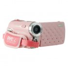 Capture Video in HD brilliance  Set the HD camcorder on motion detection and find out who was snooping around  Pink HD Camcorder for girls 