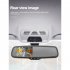 Car Backup Rear View Camera 4 3 Inch Mirror Monitor High Brightness Automatic Dimming Reversing Display Black