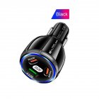 Car Charger Fast Charging 90W USB Charger 2 PD USB C 1 USB A Car Charger For Smartphones Tablets Video Game Controllers White