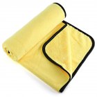 Car Clean Towels Car Cleaning Cloth Plush Microfiber Washing Drying Car <span style='color:#F7840C'>Care</span> Polishing Wash Towels Golden_92X56cm