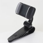Car Clip Sun Visor Cell Phone Holder Mount Creative Fashion Universal Phone Holder grey