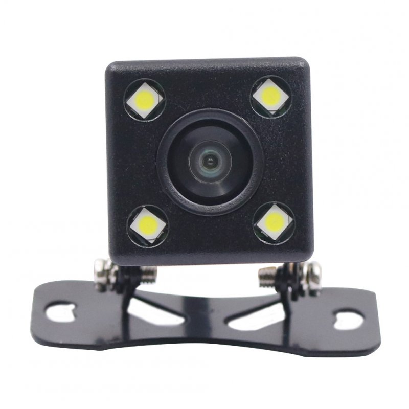 Car Frontview Rearview Camera Night Vision Diving Reverse Parking Wide Angle Cam Recorder black