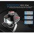 Car MP3 Bluetooth 4 2 Hands Free FM Emitter Player Dual USB Port TF Card Touch Button MP3 Player black