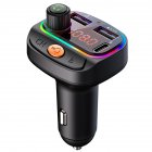Car Mp3 Player Fm Transmitter Bluetooth Hands Free Car Kit Audio Adapter Fast Charger Auto Parts C14 fast charging version