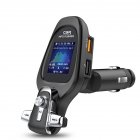 Car Mp3 Player Fm Transmitter Bt28 Bluetooth-compatible Hands-free Qc3.0 Fast Charging Multi-functional Adapter black