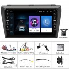 Car Multimedia Player 8-inch Central Control Large Screen Android 9.1 Navigator Reversing Camera Compatible For Mazda 3 2004-2012 Standard +4 light camera 8 Inch Android WiFi [1+16G]