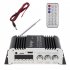 Car Power Amplifier Digital Audio Player Bluetooth 2 1 Channel 45W 2x 20W Hi Fi Stereo Black