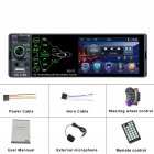 Car Radio 3.8-inch Ips Full Touch-screen Mp5 Player Pm3 Bluetooth-compatible Radio Reversing Video Display Accessories Standard