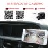 Car Rear View Camera Automobile WiFi Wireless Reverse HD 150 Degree Night Vision Backup Camera black