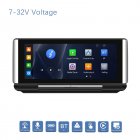 Car Stereo 6.86 inch HD Folding Screen PND Compatible For CarPlay Android Auto Touchscreen Car Radio Navigation Unit Player black